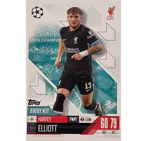 Topps Champions League EXTRA Match Attax 2024-2025 / 057 HARVEY ELLIOTT