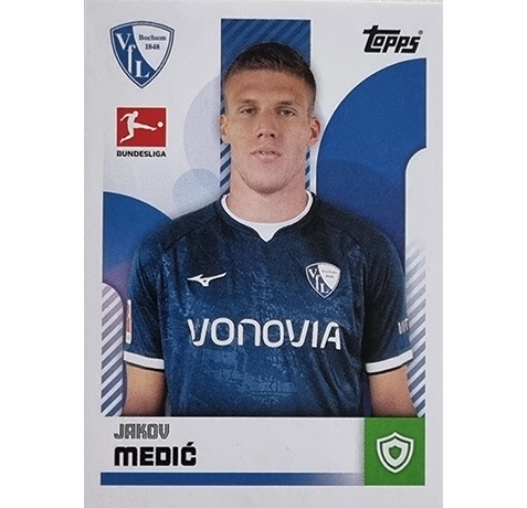 Topps Bundesliga Sticker Saison 2024/2025 / Sticker Nummer 058 Jakov Medic