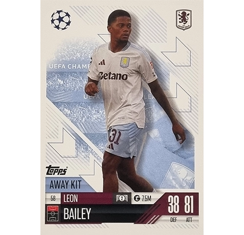 Topps Champions League EXTRA Match Attax 2024-2025 / 058 LEON BAILEY