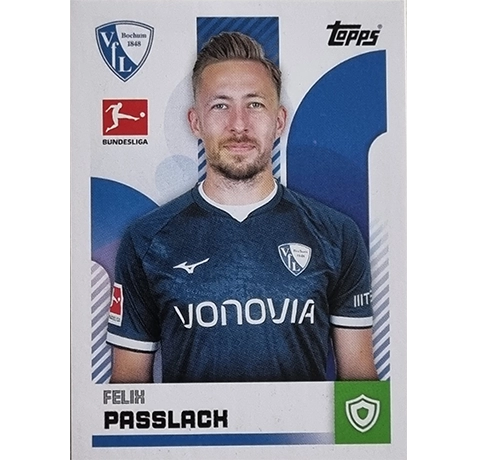 Topps Bundesliga Sticker Saison 2024/2025 / Sticker Nummer 059 Felix Passlack