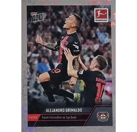 Topps Bundesliga Sticker Saison 2024/2025 / Sticker Nummer 006 Alejandro Grimaldo