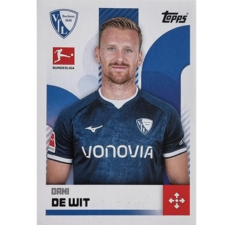 Topps Bundesliga Sticker Saison 2024/2025 / Sticker Nummer 062 Dani de Wit