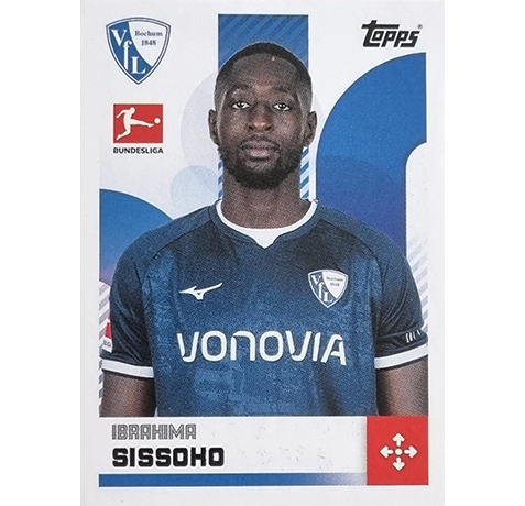 Topps Bundesliga Sticker Saison 2024/2025 / Sticker Nummer 063 Ibrahima Sissoko