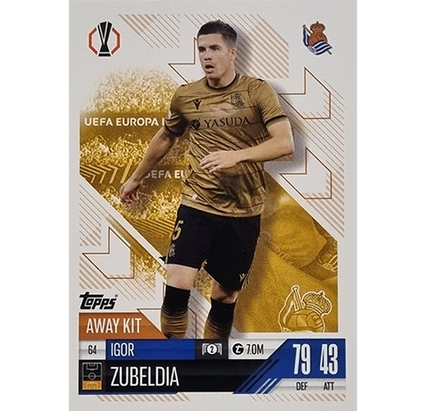 Topps Champions League EXTRA Match Attax 2024-2025 / 064 IGOR ZUBELDIA