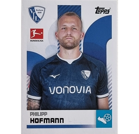 Topps Bundesliga Sticker Saison 2024/2025 / Sticker Nummer 068 Philipp Hofmann