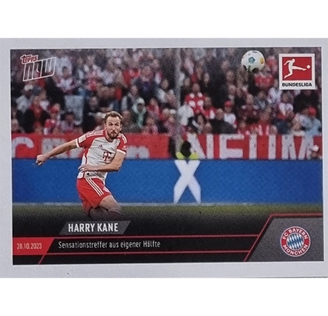 Topps Bundesliga Sticker Saison 2024/2025 / Sticker Nummer 007 Harry Kane