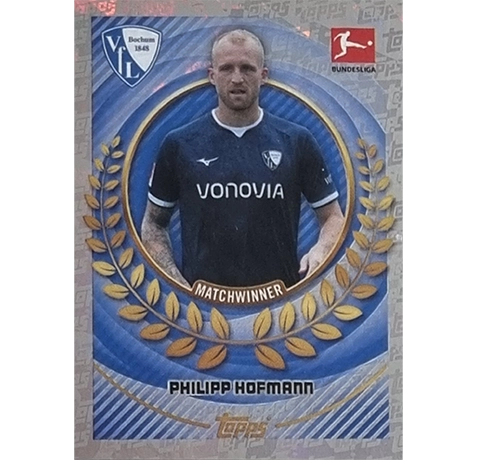 Topps Bundesliga Sticker Saison 2024/2025 / Sticker Nummer 075 Philipp Hofmann / Matchwinner