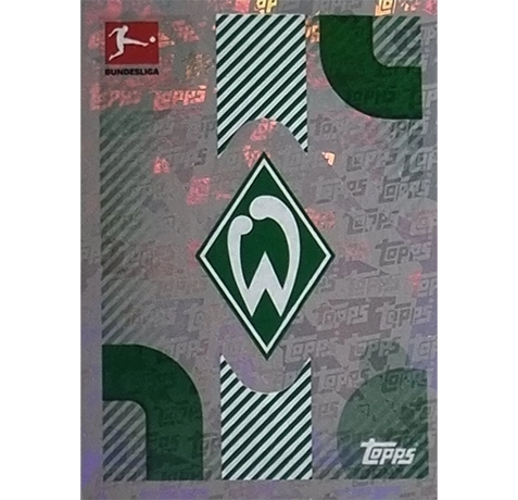 Topps Bundesliga Sticker Saison 2024/2025 / Sticker Nummer 078 Werder Bremen Logo