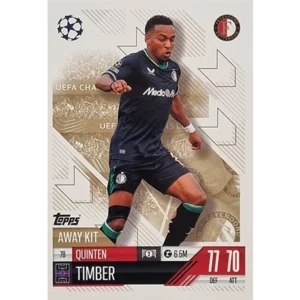 Topps Champions League EXTRA Match Attax 2024-2025 / 078 QUINTEN TIMBER