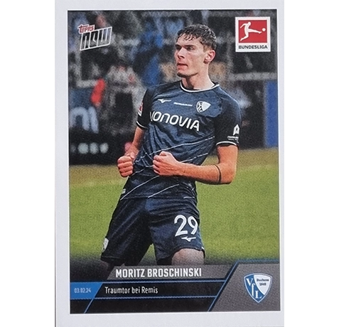 Topps Bundesliga Sticker Saison 2024/2025 / Sticker Nummer 008 Moritz Broschinski