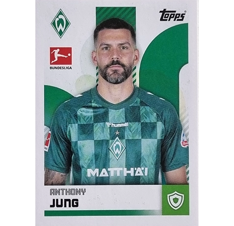 Topps Bundesliga Sticker Saison 2024/2025 / Sticker Nummer 081 Anthony Jung