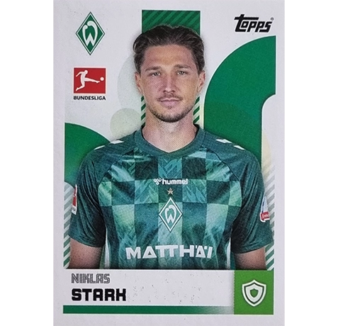 Topps Bundesliga Sticker Saison 2024/2025 / Sticker Nummer 082 Niklas Stark