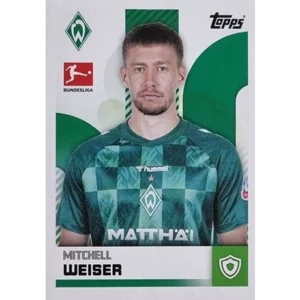 Topps Bundesliga Sticker Saison 2024/2025 / Sticker Nummer 083 Mitchell Weiser