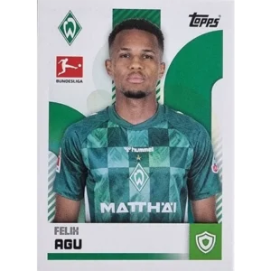 Topps Bundesliga Sticker Saison 2024/2025 / Sticker Nummer 084 Felix Agu