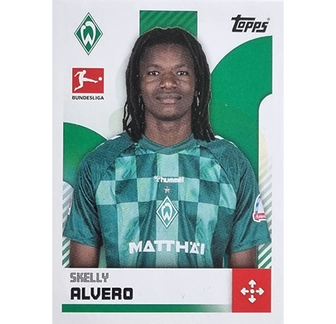 Topps Bundesliga Sticker Saison 2024/2025 / Sticker Nummer 087 Skelly Alvero