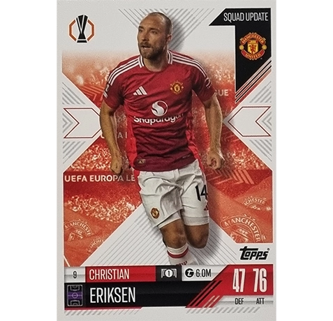 Topps Champions League EXTRA Match Attax 2024-2025 / 009 CHRISTIAN ERIKSEN