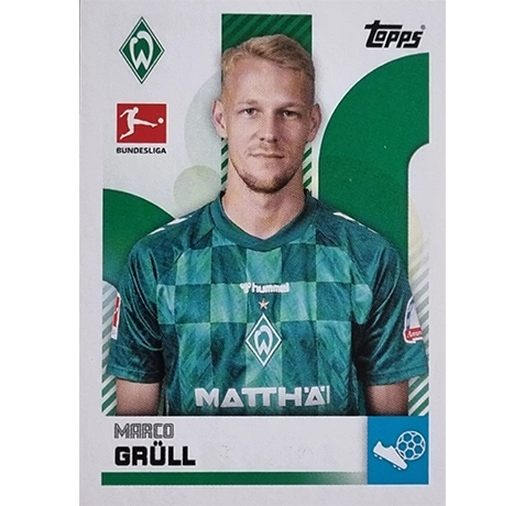 Topps Bundesliga Sticker Saison 2024/2025 / Sticker Nummer 090 Marco Grüll