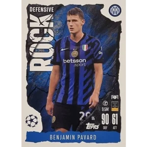 Topps Champions League EXTRA Match Attax 2024-2025 / 095 BENJAMIN PAVARD / DEFENSIVE ROCK