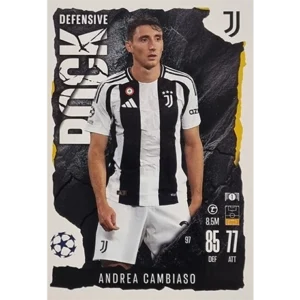 Topps Champions League EXTRA Match Attax 2024-2025 / 097 ANDREA CAMBIASO / DEFENSIVE ROCK