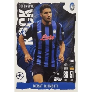 Topps Champions League EXTRA Match Attax 2024-2025 / 098 BERAT DJIMSITI / DEFENSIVE ROCK