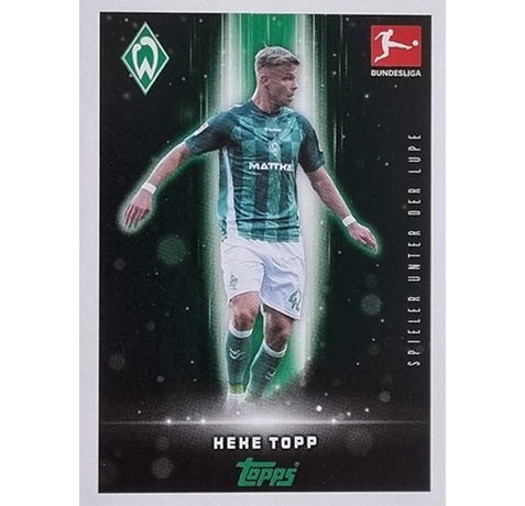 Topps Bundesliga Sticker Saison 2024/2025 / Sticker Nummer 099 Keke Topp / Spieler unter der Lupe