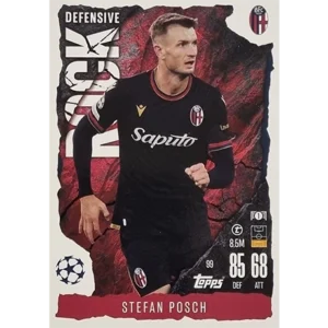 Topps Champions League EXTRA Match Attax 2024-2025 / 099 STEFAN POSCH / DEFENSIVE ROCK