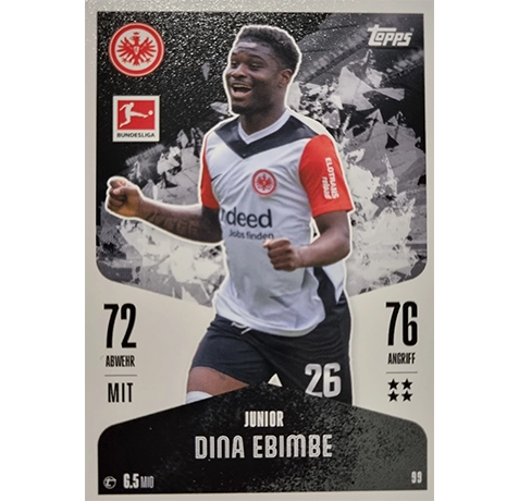 Topps Bundesliga Match Attax 2024/25 / Nr. 099 JUNIOR DINA