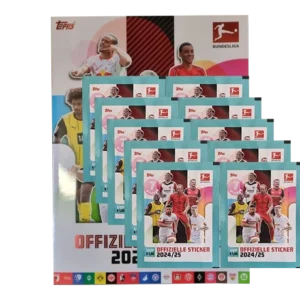 Topps Bundesliga Sticker Saison 2024/2025 / 1x Sammelalbum inkl 10x Stickertüten