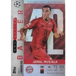 Topps Champions League EXTRA Match Attax 2024-2025 Limited Edition / BOX 2 JAMAL MUSIALA / BOX OFFICE BALLER