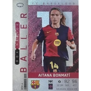 Topps Champions League EXTRA Match Attax 2024-2025 Limited Edition / BOX 4 AITANA BONMATI / BOX OFFICE BALLER