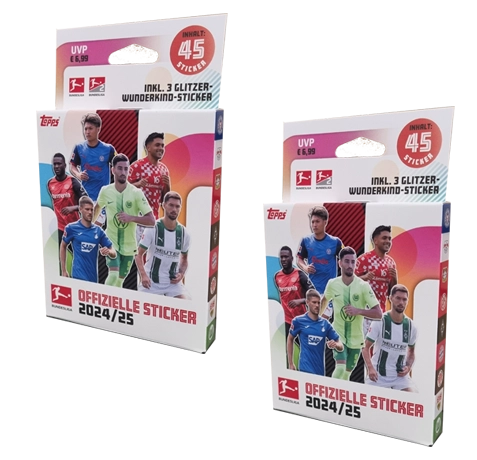 Topps Bundesliga Sticker Saison 2024/2025 / 2x Eco Blister