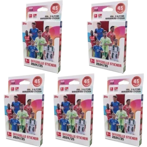 Topps Bundesliga Sticker Saison 2024/2025 / 5x Eco Blister