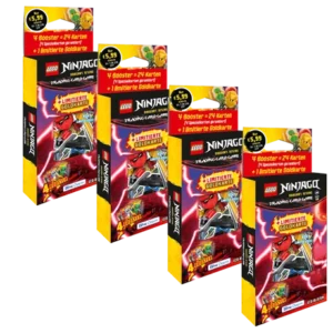 LEGO Ninjago Trading Cards Serie 10 Blutmond / Eco Pack Blister SET