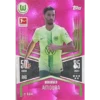 Topps Bundesliga Match Attax 2024/25 / Nr. FT 18 MOHAMMAD AMOURA PINK 52/99 / FLEX TECH KARTE