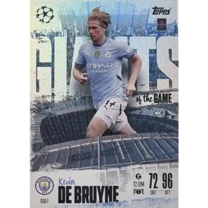 Topps Champions League EXTRA Match Attax 2024-2025 Limited Edition / GIA 1 KEVIN DE BRUYNE / GIANTS OF THE GAME