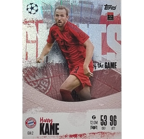 Topps Champions League EXTRA Match Attax 2024-2025 Limited Edition / GIA 2 HARRY KANE / GIANTS OF THE GAME