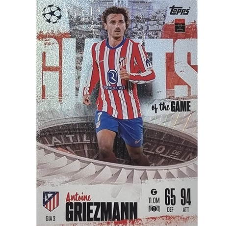 Topps Champions League EXTRA Match Attax 2024-2025 Limited Edition / GIA 3 ANTOINE GRIEZMANN / GIANTS OF THE GAME