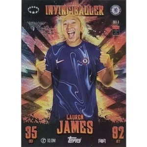 Topps Champions League EXTRA Match Attax 2024-2025 Limited Edition / INV 4 LAUREN JAMES / INVINCIBALLER