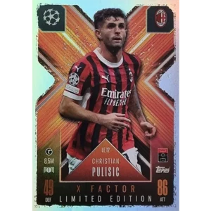 Topps Champions League EXTRA Match Attax 2024-2025 Limited Edition / LE 12 CHRISTIAN PULISIC / X-FACTOR