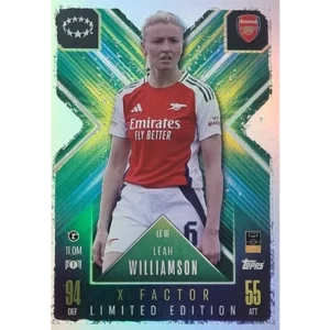 Topps Champions League EXTRA Match Attax 2024-2025 Limited Edition / LE 18 LEAH WILLIAMSON / X-FACTOR