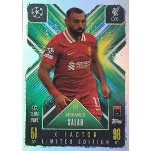 Topps Champions League EXTRA Match Attax 2024-2025 Limited Edition / LE 03 MOHAMED SALAH / X-FACTOR