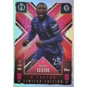 Topps Champions League EXTRA Match Attax 2024-2025 Limited Edition / LE 05 MOISES CAICEDO / X-FACTOR