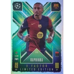 Topps Champions League EXTRA Match Attax 2024-2025 Limited Edition / LE 06 RAPHINA / X-FACTOR