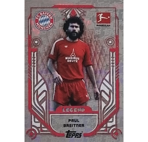 Topps Bundesliga Sticker Saison 2024/2025 / Sticker Nummer LEG 1 Paul Breitner