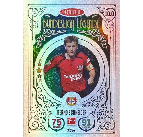 Topps Bundesliga Match Attax 2024/25 / Nr. LG 1 BERND SCHNEIDER / BUNDESLIGA LEGENDE