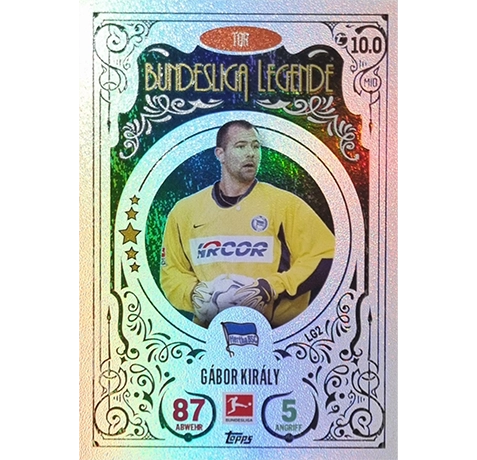 Topps Bundesliga Match Attax 2024/25 / Nr. LG 2 GABOR KIRALY / BUNDESLIGA LEGENDE