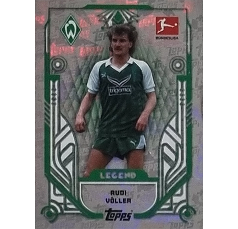 Topps Bundesliga Sticker Saison 2024/2025 / Sticker Nummer LEG 4 Rudi Völler