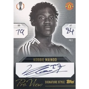 Topps Champions League EXTRA Match Attax 2024-2025 Limited Edition / PRO 2 KOBBIE MAINOO / PRO VIEW SIGNATURE STYLE