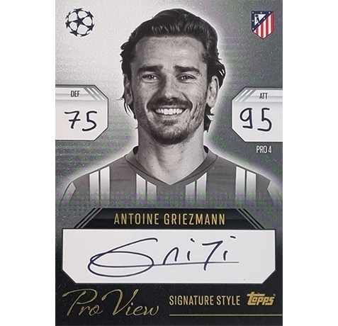 Topps Champions League EXTRA Match Attax 2024-2025 Limited Edition / PRO 4 ANTOINE GRIEZMANN / PRO VIEW SIGNATURE STYLE