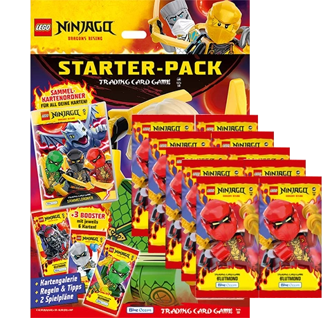 LEGO Ninjago Trading Cards Serie 10 Blutmond / Starterpack + 10x Booster